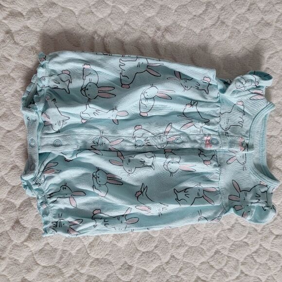 Baby girl 6 piece bundle summer 3 months onsies shorts romper bunny - Picture 8 of 10